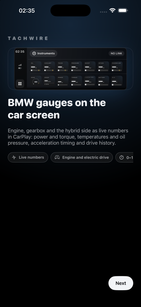 First launch with the CarPlay preview